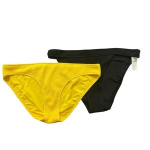 Aerie bikini bottoms yellow women Large‎ NWT